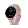 Garmin Venu® 3S Dust Rose/Softgold mit Schnellwechsel-Silikon-Armband