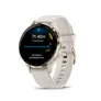 Garmin Venu® 3S Elfenbein/Softgold mit Schnellwechsel-Silikon-Armband