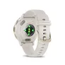 Garmin Venu® 3S Elfenbein/Softgold mit Schnellwechsel-Silikon-Armband