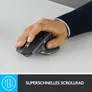 Logitech MX Master 2S Graphite - Kabellose Bluetooth Maus
