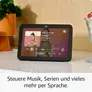 Amazon Echo Show 8 (3. Gen.) mit HD-Display, 3D-Audio und Alexa Anthrazit