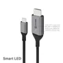 ALOGIC USB-C-Kabel (männlich) auf HDMI (männlich) 1m grau