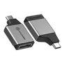 ALOGIC Ultra MINI USB-C (männlich) auf Displayport (weiblich) Adapter grau