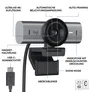 Logitech MX Brio Ultra Graphite, Webcam mit 4K für Zusammenarbeit und Streaming