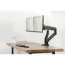 DIGITUS Universal Dual Monitorhalter mit Gasdruckfeder und Klemmbefestigung