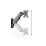 DIGITUS Universal Single Monitorhalter mit Gasdruckfeder, Wandmontage