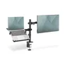 DIGITUS Universal Monitorhalter mit Notebookhalterung