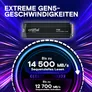 Crucial T705 NVMe SSD 2 TB M.2 2280 PCIe 5.0 mit Kühlkörper
