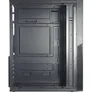 Inter-Tech A-303 Slant ATX RGB Gaming Gehäuse, Acrylglas-Seitenteil, Schwarz