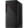 Inter-Tech A-303 Slant ATX RGB Gaming Gehäuse, Acrylglas-Seitenteil, Schwarz