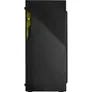 Inter-Tech A-303 Slant ATX RGB Gaming Gehäuse, Acrylglas-Seitenteil, Schwarz