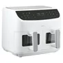 Medion MD 11760 Life P20 XXL Twin Doppelzonen-Heißluftfritteuse 8,7 l, weiß