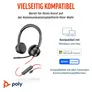 Poly Blackwire 8225 USB-A Stereo-Headset, MS-Teams, ANC