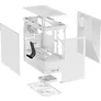 HYTE Y40 Snow White ATX Midi Tower Gaming Gehäuse weiß, Seitenfenster
