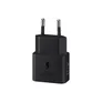 Samsung Schnellladegerät T2510 USB-C 25W mit Datenkabel, Schwarz