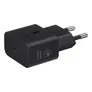Samsung Schnellladegerät T2510 USB-C 25W mit Datenkabel, Schwarz