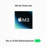 Apple MacBook Air 15,3" 2024 M3/16/256GB SSD 10C GPU Polarstern MC9F4D/A