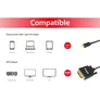 EQUIP 133468 USB Typ C auf DVI-D-Dual-Link Kabel Stecker auf Stecker, 1.8m