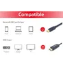 EQUIP 133428 USB-C auf DisplayPort-Premium-Kabel, M/M, 3.0m, 4K/60 Hz
