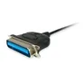 EQUIP 133383 USB-A auf Parallel Adapterkabel, schwarz