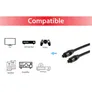Conceptronic 147921 TOSLINK Optisches SPDIF digitales Audiokabel, 1.8m
