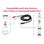 EQUIP 147093 3,5-mm-Stecker-auf-2-Cinch-Buchse-Stereo-Audiokabel, 2.5m