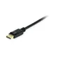 Equip 119252 DisplayPort 1.4 Kabel, Stecker auf Stecker, 2m, schwarz