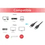 Equip 119337 DisplayPort 1.2 Kabel, Stecker auf Stecker, 5m, schwarz