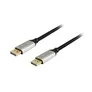 Equip 119262 DisplayPort 1.4 Premium-Kabel, Stecker auf Stecker, 2m, silber