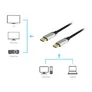 Equip 119262 DisplayPort 1.4 Premium-Kabel, Stecker auf Stecker, 2m, silber