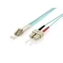 EQUIP 255317 LC/SC-LWL-Patchkabel, OM3, 15m