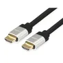 Equip 119340 HDMI 2.0 High Speed Kabel, Stecker auf Stecker, 5m, silber