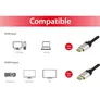 Equip 119340 HDMI 2.0 High Speed Kabel, Stecker auf Stecker, 5m, silber