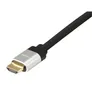 Equip 119340 HDMI 2.0 High Speed Kabel, Stecker auf Stecker, 5m, silber