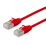 EQUIP 606143 Cat.6A F/FTP Slim-Patchkabel, 0.5m, Rot
