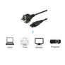 EQUIP 112150 Hochwertiges Netzkabel, C5 auf Schuko, 1.8m