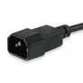EQUIP 112100 Hochwertiges Netzkabel, C13 auf C14, 1.8m