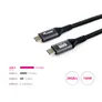 EQUIP 128382 USB4 Gen 2x2 C-auf-C-Kabel, M/M, 2.0 m, PD 100W,  4K/60Hz, 20Gbps