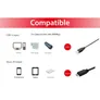 EQUIP 128594 USB 2.0 A auf Micro-B Kabel, 1.0m , M/M, Schwarz