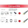 EQUIP 128357 USB 3.2 Gen 2 C-auf-C-Kabel, M/M, 2,0 m, PD100W , 4K/60Hz, 10Gbps