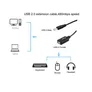 EQUIP 133310 Aktive USB 2.0 A auf A Verlängerungskabel Stecker auf Buchse, 10m