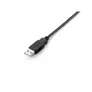 EQUIP 128863 USB 2.0 A auf B Kabel, 1.0m ,M/M, Schwarz