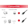 EQUIP 128863 USB 2.0 A auf B Kabel, 1.0m ,M/M, Schwarz