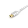 EQUIP 128356 USB 3.2 Gen 2 C auf C Kabel 1,0m PD100W 4K/60Hz 10Gbps Weiß