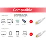 EQUIP 128356 USB 3.2 Gen 2 C auf C Kabel 1,0m PD100W 4K/60Hz 10Gbps Weiß