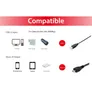 EQUIP 128596 USB 2.0 A auf Micro-B Kabel, 1.0m , Black