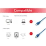 EQUIP 128291 USB 3.0 A auf B Kabel, M/M, 1.0m , Blue