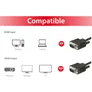 EQUIP HD15 VGA Kabel, 10m, schwarz