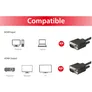 EQUIP 118813 HD15 VGA Kabel, 8m