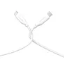 4Smarts USB-C / USB-C Silikon-Kabel High Flex 60W 1,5m - weiß